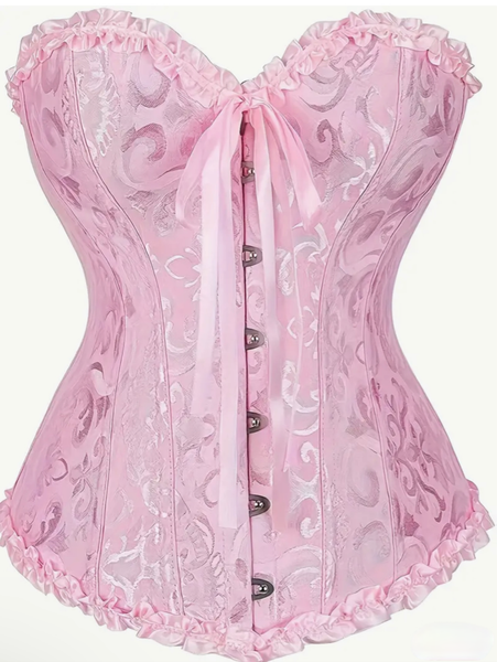 Women’s Vintage Ruffle Corset Bustier