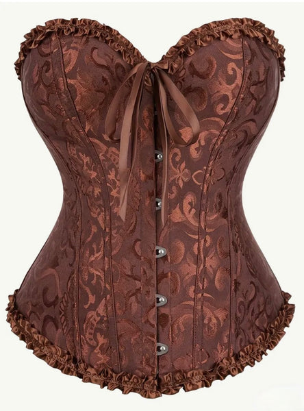 Women’s Vintage Ruffle Corset Bustier