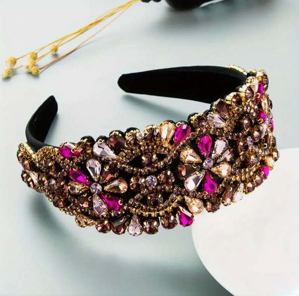 Colorful Rhinestone Headband