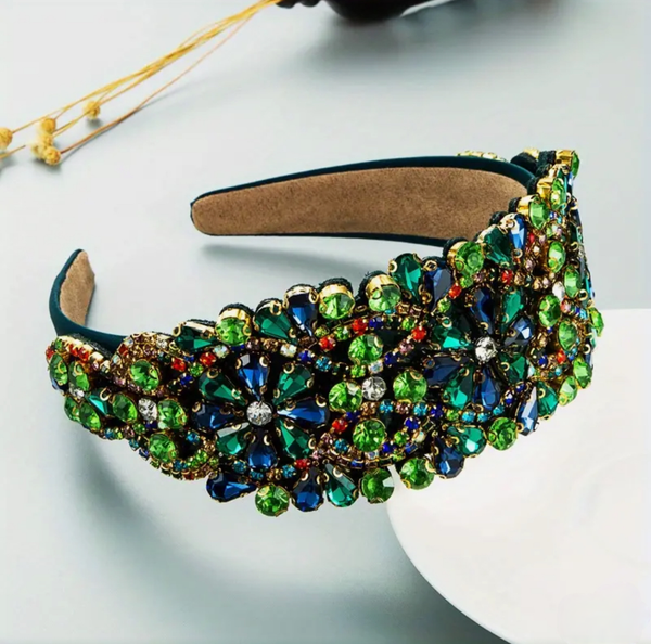 Colorful Rhinestone Headband